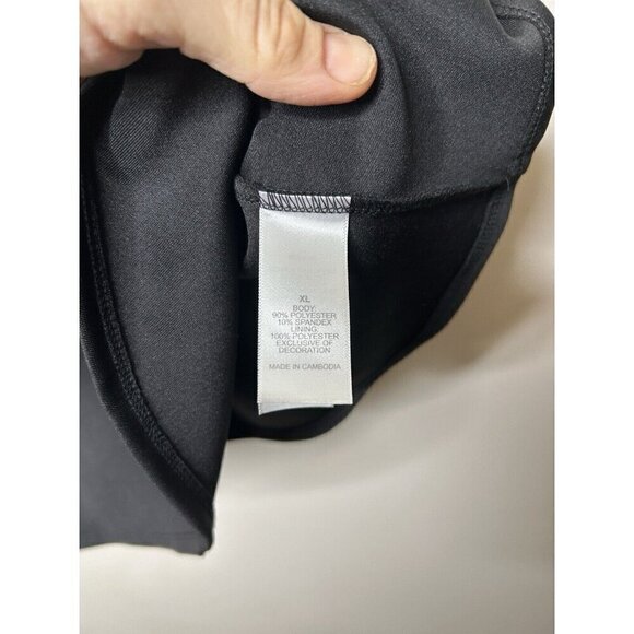 Bijou Bisou Black Yellow Gems Sleeveless Tank Top Formal Business Size XL NWT - Picture 3 of 11